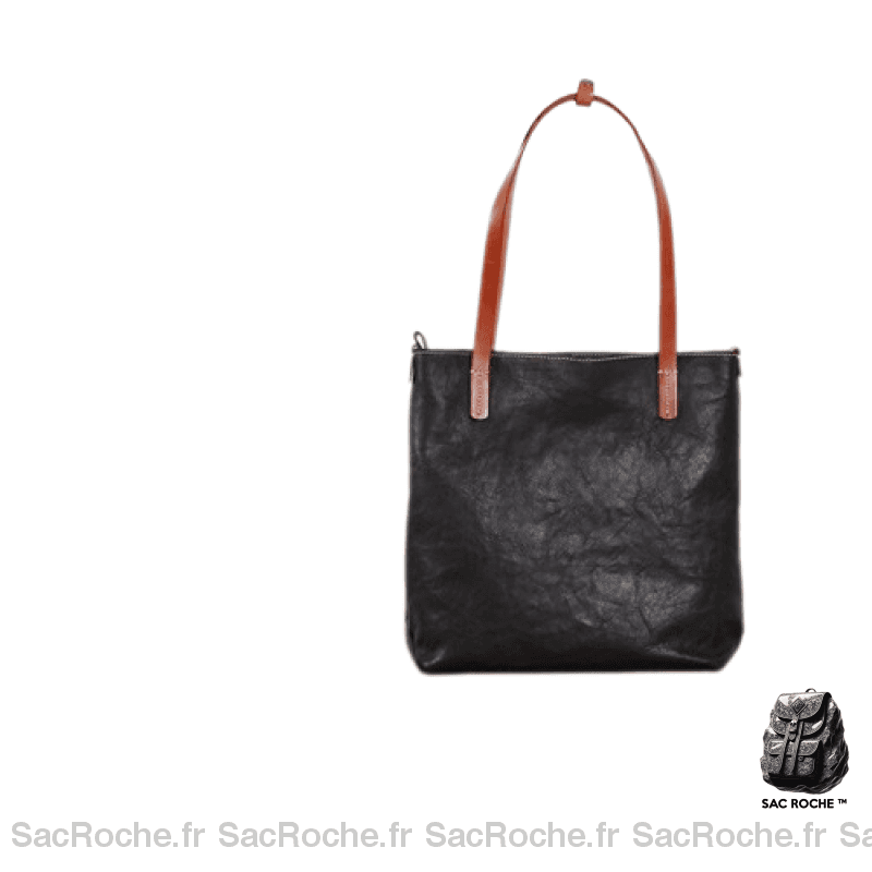 Sac Main Cours Marron Noir À Main Pour Les Cours