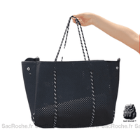 Sac Main Cours Souple Noir À Main Pour Les Cours