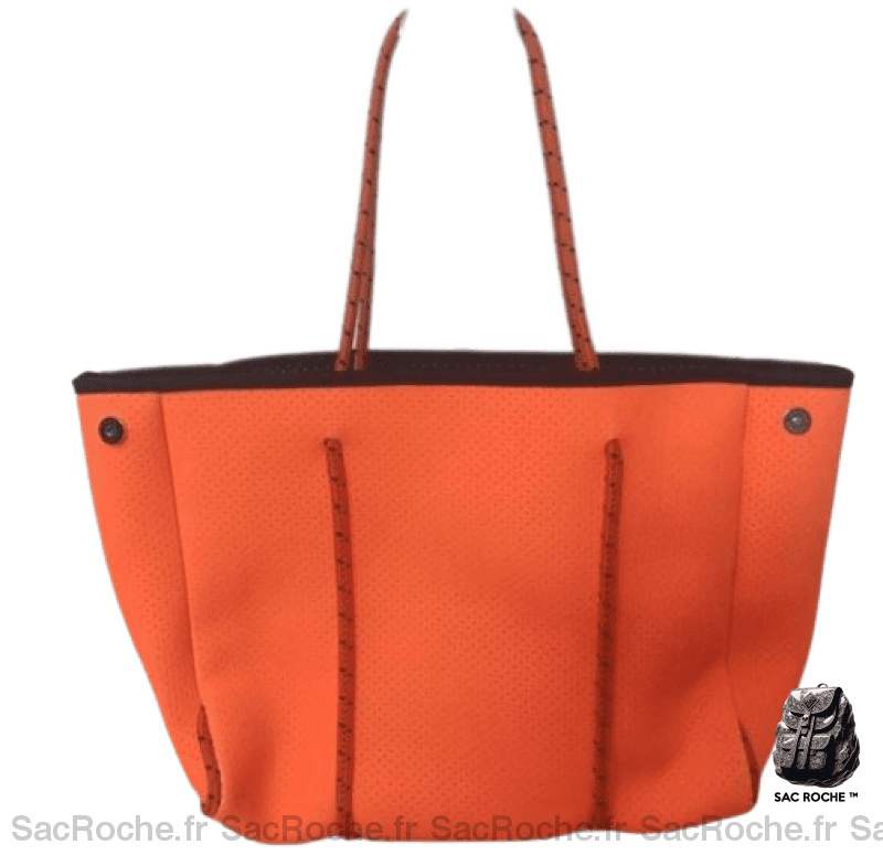 Sac Main Cours Souple Orange À Main Pour Les Cours