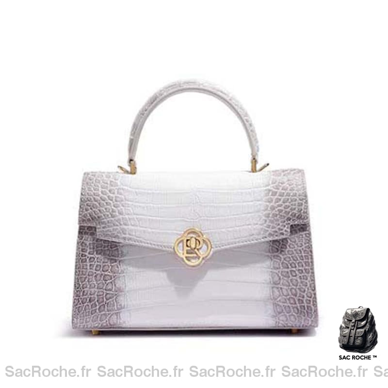 Sac Main Croco Femme À