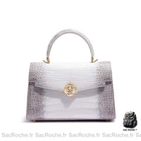 Sac Main Croco Femme À