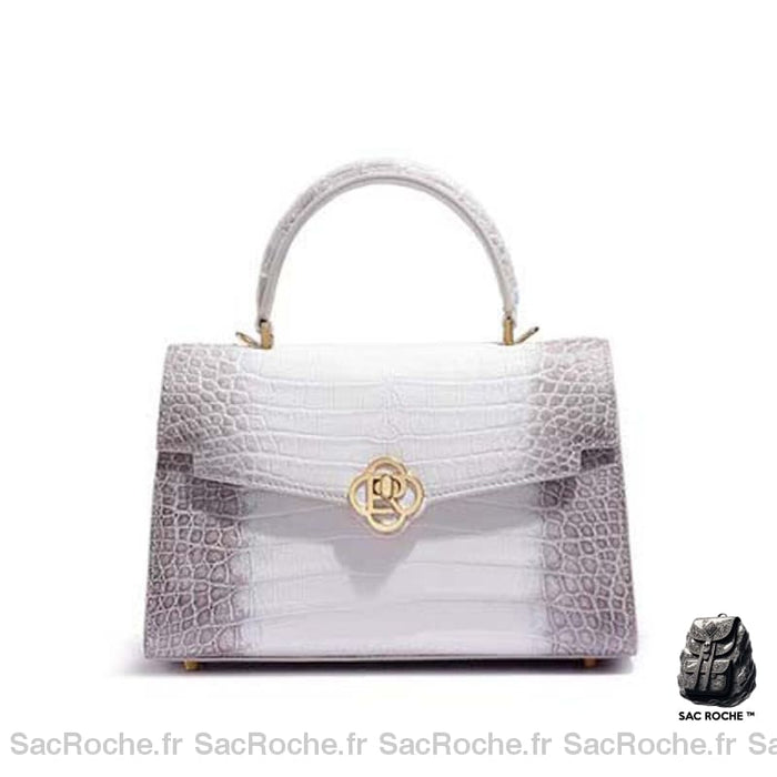 Sac Main Croco Femme À