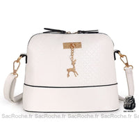 Sac Main Cuir Artificiel Petit Blanc Petit Sac À