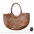 Sac Main Cuir Artisanal Femme - modèle Camel - Sac Roche ™