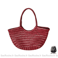 Sac Main Cuir Artisanal Femme - Sac Roche ™