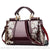 Sac main cuir brillant - modèle Violet - Sac Roche ™