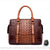 Sac main cuir croco - modèle Marron - Sac Roche ™
