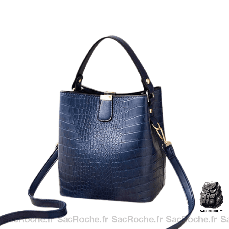 Sac Main Cuir Femme Bleu À Main Femme