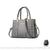 Sac main cuir femme luxe petit - modèle Gris - Sac Roche ™