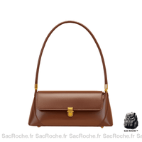 Sac Main Cuir Femme Marron Marron / 28X13X9Cm À Main Femme