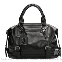 Sac Main Cuir Femme Noir - Sac Roche ™