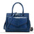 Sac Main Cuir Femme Pas Cher - modèle Bleu foncé / 30x4x25cm - Sac Roche ™