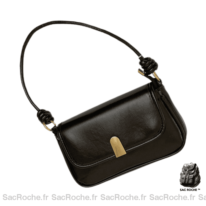 Sac Main Cuir Femme Pas Cher Noir / 25X13X5Cm À Main Femme