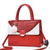 Sac main cuir femme pas cher - modèle Rouge / 30x23x12cm - Sac Roche ™