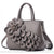Sac Main Cuir Femme Prix Bas - modèle Gris - Sac Roche ™