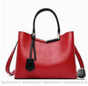 Sac Main Cuir Femme Red / 28X12X20Cm À
