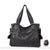 Sac Main Cuir Femme Vintage - modèle Noir / 34x13x30cm - Sac Roche ™