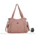 Sac Main Cuir Femme Vintage - modèle Rose / 34x13x30cm - Sac Roche ™
