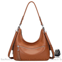 Sac Main Cuir Femme Zip - Sac Roche ™