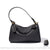 Sac main cuir grainé femme - modèle Noir / 24x11x15cm - Sac Roche ™