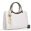 Sac Main Cuir Italien Blanc Femme À