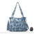 Sac Main Cuir Multipoche Format Femme - modèle Bleu - Sac Roche ™