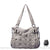 Sac Main Cuir Multipoche Format Femme - modèle Gris - Sac Roche ™