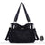Sac Main Cuir Multipoche Format Femme - modèle Noir - Sac Roche ™