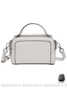 Sac Main Cuir Naturel Femme Blanc / 21X8X14Cm À Main Femme