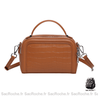 Sac main cuir naturel femme - Sac Roche ™