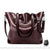 Sac Main Cuir Noir Femme - modèle Bordeaux / 32x13x29cm - Sac Roche ™