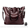 Sac Main Cuir Noir Femme Bordeaux / 32X13X29Cm À