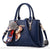 Sac main cuir petit - modèle Bleu foncé - Sac Roche ™