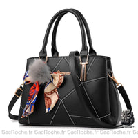 Sac main cuir petit - modèle Noir - Sac Roche ™