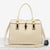 Sac main cuir polyester petit - modèle Blanc - Sac Roche ™