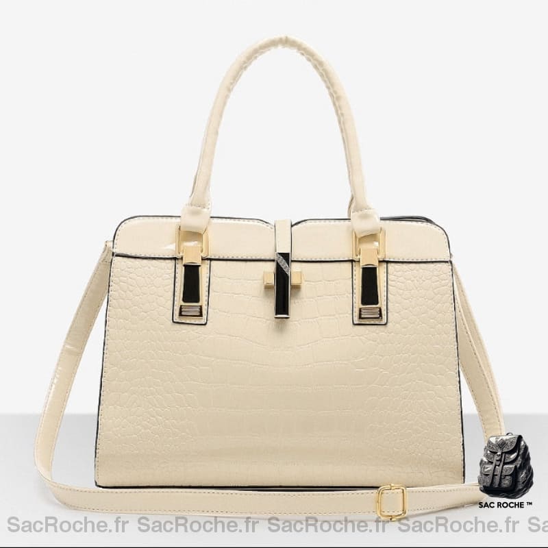 Sac Main Cuir Polyester Petit Blanc À Main Femme