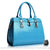 Sac main cuir polyester petit - modèle Bleu ciel - Sac Roche ™