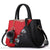 Sac main cuir pompon petit - modèle Rouge - Sac Roche ™