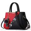 Sac Main Cuir Pompon Petit Rouge À Main Femme