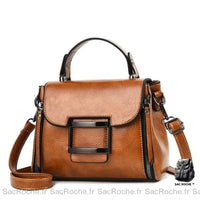 Sac Main Cuir Rectangulaire À Main Femme
