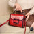 Sac main cuir rectangulaire - modèle Rouge - Sac Roche ™