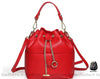 Sac Main Cuir Rouge Femme À