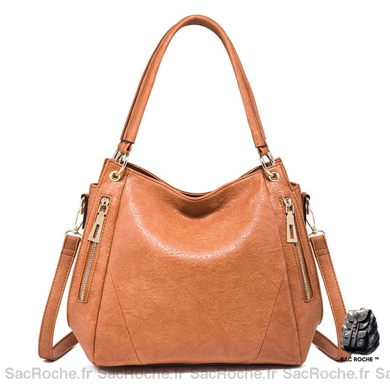 Sac Main Cuir Souple Femme À