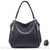 Sac Main Cuir Souple Femme - modèle Noir - Sac Roche ™