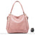 Sac Main Cuir Souple Femme - modèle Rose clair - Sac Roche ™