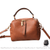 Sac Main Cuir Souple Naturel Femme - modèle Marron / 20x15x13cm - Sac Roche ™