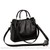 Sac Main Cuir Souple Vintage - modèle Noir / 25x14x22cm - Sac Roche ™