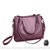 Sac Main Cuir Souple Vintage - modèle Violet / 25x14x22cm - Sac Roche ™