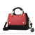 Sac main cuir tendance petit - modèle Rouge - Noir - Sac Roche ™