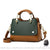 Sac main cuir tendance petit - modèle Vert - Marron - Sac Roche ™